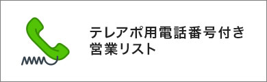 電話番号付き営業リストテレアポリスト